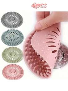 1 cái lưới lọc tóc cho phòng tắm, nắp đậy cống bồn tắm bằng silicon, dễ lắp đặt và vệ sinh, thích hợp cho phòng tắm, bồn tắm và bồn rửa, trang trí phòng tắm, trang trí mùa thu, trang trí tựu trường, nắp đậy cống, lưới lọc tóc phòng tắm, nắp đậy cống phòng tắm, bộ lọc bồn rửa, quà tặng Ngày của Mẹ - Nhiều kiểu dáng - Xem 3
