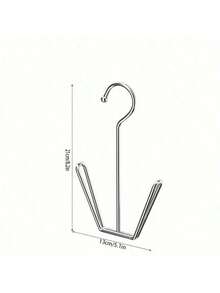 6件套不锈钢鞋架，家用鞋子收纳架，不锈钢鞋架 - 2/4层，鞋子展示挂钩不锈钢鞋架，鞋架 - 彩色 - 查看 7