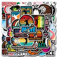 50 Peças Adesivos de Vôlei, Adesivos de Padrão Multicolorido, Adesivos Engraçados, Decalques Decorativos Vintage para Garrafas, Papel Decorativo, Scrapbooking, Diário, Laptop, Para-choque, Skate, Garrafa de Água, Computador, Cartões de Saudação de Telefone, Álbuns de Fotos, Móveis, Suprimentos de Adesivos para Scrapbook, Papelaria, Kindle - Adesivos de vôlei - Visão 9