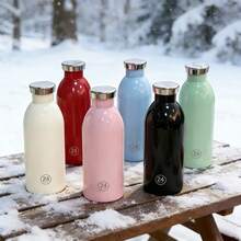 500ml High Quality Fashionable Drinking Water Bottle, Portable Travel Mug, Stainless Steel Vacuum Insulated Leak-Proof Coffee Cup - Multicolor - View 2