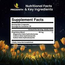 Prozenith - 100% Natural - 2 Caps/Day - Advanced BHB Formula - Healthcare Supplement - 200g - Xem 5