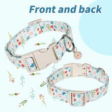 Spring New Floral Dog Collar, Multi-Flower Design, Adjustable Non-Choke, Fits All Dog Breeds - Mixed color - View 4
