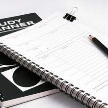 NC-P0259A Compatible N Notebook A5 Ring Type Learning Schedule Management Study - 白 - チェックする 5