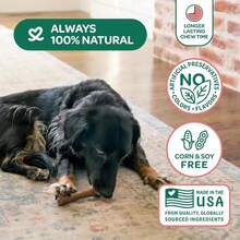 Wholesome Pride Natural &Amp; Healthy Dog Chews 2Pk For Small Dogs, Bacon Flavor, Made In The USA - ColorA - 查看 3
