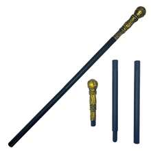 1pc Holiday Cosplay Scepter Prop, Egyptian Pharaoh Snake Head Scepter, King Scepter, Wizard Staff - Black - View 1