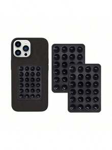 1pc Silicone Suction Cup Phone Case Stand, Octobuddy Sticky Phone Holder, Suitable For Smartphones - View 12