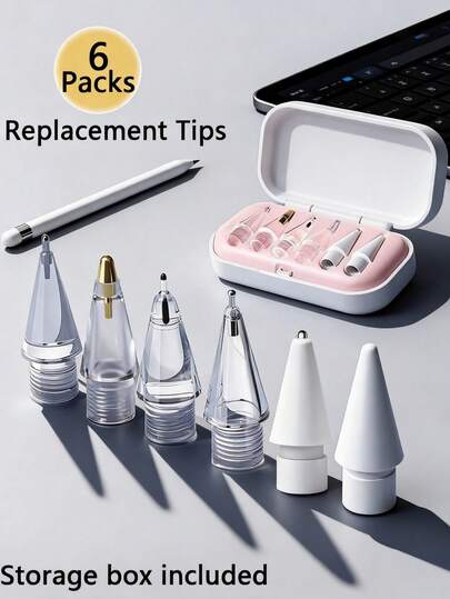 通用软笔尖，兼容 Apple Pencil 1/2 Pro、平板电脑笔尖，兼容 Apple Pencil 和 Pro 手写笔，是送给母亲、家人、朋友的生日、节日礼物，也是一款不错的笔配件。