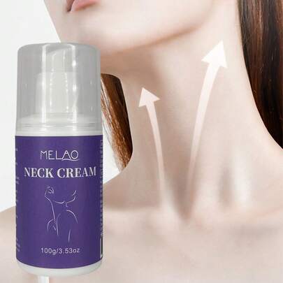  Firming Neck Cream, MELAO Neck Cream, Firms & Lifts Neck Skin, Hydrating & Nourishing, For A Smoother & Tighter Neck Appearance, 100g/3.53oz