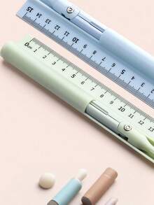 1pc Multi-Functional Ruler, Compass And Pencil Upgrade Three-In-One Student Exam Special Drawing Tools Set - Sets - View 5