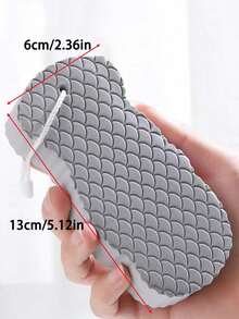 Bông tắm họa tiết vảy cá 3D này là một loại bông tắm ba chiều, sẽ không gây hại cho da của bạn hoặc gây đau cho bé khi tắm. - nhiều màu - Xem 9