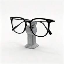 Creative 3D-Printed Roman Column Eyeglass Holder Crafted From Premium Photopolymer Resin, This Elegant Column-Style Holder Features An Ivory-White Finish With Intricate Grooved Detailing. Its Smooth Surface And Refined Texture Make It A Stylish Desktop Accent While Securely Holding All Types Of Eyeglasses And Fashion Glasses. - A - View 4