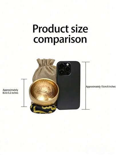 Juego de cuencos cantores nepaleses, incluye cuenco cantor, baqueta, cojín y bolsa de almacenamiento. Diseño grabado martillado único nepalés. Golpee y gire para producir sonidos relajantes, útil para la relajación, la meditación, calmar la mente, aliviar el insomnio, reducir la ansiedad, adecuado para fiestas, reuniones, como instrumento musical y un regalo ideal para adolescentes.