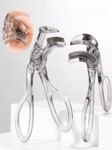 便携式金属电镀睫毛夹，睫毛定型器，睫毛卷翘工具，睫毛夹，睫毛固定器，持久美眼效果，温和呵护睫毛，适合日常妆容，卷翘睫毛 - 彩色 - 查看 8