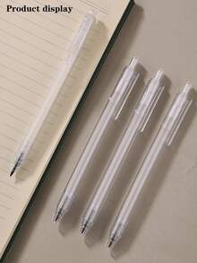 1pc Transparent Push-Button Eternal Pencil, Minimalist Fashionable Transparent Barrel, High-Tech Ink-Free "Writes Endlessly" No Need To Sharpen/Break, Student Writing Pencil, Back To School, Office & Study Writing Pencil - Pencil - View 9