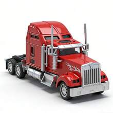 Mô hình xe tải hợp kim đúc tỷ lệ 1:50, xe đầu kéo kiểu Mỹ, sản xuất đúc hợp kim kẽm, thích hợp để sưu tập, trang trí nhà cửa, trang trí tiệc tùng, bộ sưu tập xe đồ chơi - Nhiều màu - Xem 11