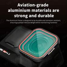 For Insta360 AcePro2/AcePro Filter Kit, Multi-Coated/ Optical Glass/Aluminum Alloy Frame, Perfect Camera Shooting Accessory For Outdoor Sports, Campus Photography, Party And Holiday Travel, Lightweight Buckle Design | Easy Installation | Creative Wedding Filters - View 3
