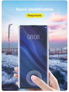 2片装磨砂水凝胶膜屏幕保护膜【非玻璃材质】兼容三星Galaxy S26 A57 A37/小米15T Poco X7 Pro/Note 15/ 17 Pro Max 16/荣耀X9D等手机型号，生日礼物佳选。防指纹手机屏幕保护膜，适合送给家人和朋友。自修复防指纹，支持人脸识别，全屏覆盖，易于粘贴。 - 無色 - 查看 11