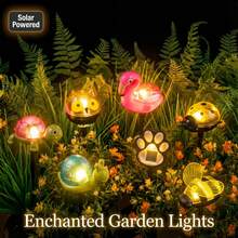 1 chiếc đèn cắm đất năng lượng mặt trời hình động vật - Đèn LED hình bọ rùa và rùa đáng yêu cho lối đi trong vườn. - Đèn hình động vật - Xem 5