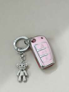 时尚水晶熊钥匙扣，适用于奥迪TT、A6、C6、A4、A5、A7、A3、8P、A1、Q3、RS3、RS6、A3 8V、Q2、Q7、S3、S7、S8等车型。 - A - 查看 7