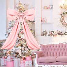 1 Paquete de Decoración de Lazo Grande para Habitación, Lazo Gigante para Decoración de Fondo de Pared de Fiesta de Cumpleaños - rosa - Ver 5