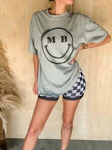 Women's Checkered Shorts – Seamless Knit Slimming Yoga Shorts, Cycling Shorts, Suitable For Casual And Athletic Activities - 黑色 - 查看 3