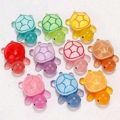 10/30/50pcs Mini Resin Turtle Night Light, Helpful For Anxiety Relief And Focus, Ideal For Birthday Gift, Party Favor, Best Gift, Holiday Gift, Stocking Stuffer, Party Supplies And Gag Gifts!