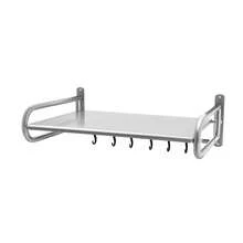 LYNICESHOP Microwave Shelf Wall Mounted Microwave Bracket Stainless Steel Oven Rack Stand Kitchen Shelf Holder Organizer Holiday Gift (US Stock) Faster Delivery - Default - View 1