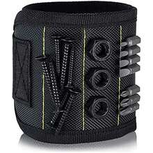 Magnetic Wristband Holding Screws,Nails, Drilling Bits,Wrist Holder Belts With Strong Magnets, Cool Gadgets Men, Women, Handyman ,Dad Outdoor Furniture Tools Small Standard Bag Wear-Resistant Base Organizer & Storage Garage Organizer Work Apron Carpenters And Builders Home Carpenter Woodworker Construction Plumber Handyman Dad Father Grandfather Grandpa - Multicolor - View 7