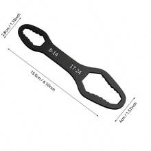 3-17mm通用花形扳手，可调节多功能扳手，双头多用途花形扳手维修手册工具 - 1pc - 查看 2