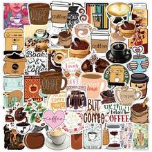 50PCS Coffee Stickers Aesthetic Vinyl Stickers High Quality Stickers Decals Scrapbook,Journaling,Laptop,Bumper,Skateboard,Water Bottles,Computer,Phone Stickers Can Bring A Lot Of Fun To Your Life,Perfect Gifts For Adults&Kids,School Supplies,Back To School - 多色 - 查看 1