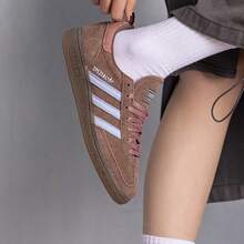 Adidas Giày thể thao nữ HANDBALL SPEZIAL kiểu dáng cỏ ba lá, giày casual mới. - màu nâu - Xem 2