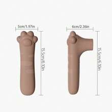 Bộ 2 miếng bọc tay nắm cửa bằng silicon hình móng mèo hoạt hình, đệm giảm tiếng ồn, chống va chạm, bảo vệ tay nắm cửa mềm mại, phụ kiện bảo vệ an toàn nhà cửa lý tưởng, thích hợp cho tay nắm chống tĩnh điện, miếng đệm chống va chạm, bọc chống trượt trong nhà, cửa sổ phòng ngủ, hiên nhà, tay nắm cửa phòng tắm, áp dụng cho phòng ngủ, phòng học, phòng ngủ, phòng tắm, nhà vệ sinh, cửa bếp, ban công. - Nhiều màu - Xem 5