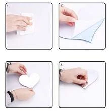Bộ 5 miếng dán tường hình trái tim 3D, làm từ chất liệu acrylic, thích hợp trang trí phòng khách, ngày Valentine, đám cưới, bạn bè, phòng ngủ, phòng ăn, nhà bếp và trường học. - Yêu - Xem 9