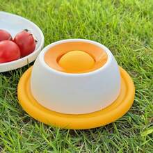 Thảm liếm sữa chua cho thú cưng, khay ăn chậm - Bát ăn tương tác màu xanh dương và trắng, thúc đẩy sức khỏe răng miệng và kích thích trí não, chất liệu nhựa, thảm liếm cho thú cưng, giờ ăn vặt cho thú cưng, thiết kế vui nhộn, bề mặt nhẵn. - 500ml - Xem 3