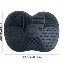 Makeup Tool Cleaning Pad | Silicone Material, Easy To Clean | Special Cleaning Pad For Makeup Brushes - Large - View 2