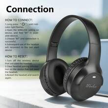 2026新款重低音无线耳机，便携式可折叠音乐耳机，骑行跑步休闲无线耳机，游戏全耳式无线耳机，TYPE-C充电 - 查看 9