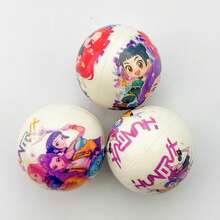 Set de 3 pelotas de espuma antiestrés con estilo de grupo de chicas coreanas de 2026, alta elasticidad, regalo de fiesta de cumpleaños, juguete interactivo de diversión para aliviar la presión para estudiantes, estilo aleatorio - Multicolor - Ver 9
