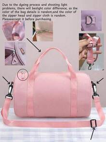 Customizable Travel/Dance Bag With Your Name, Ideal For Sports, Latin Dance And Other Occasions. Suitable For Daily Commute, Travel, Vacation, School And Outdoor Activities. Large Capacity Design Can Be Used As A Shoulder Bag, Also An Ideal Gift For Family And Friends. - Multicolor - View 11