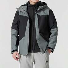 Under Armour Áo khoác 3 trong 1 APAC M Urban OD, dáng rộng, lót lông cừu, phong cách thường ngày đường phố 1389299-001 - màu đen - Xem 1