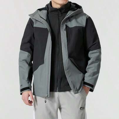 Under Armour Áo khoác 3 trong 1 APAC M Urban OD, dáng rộng, lót lông cừu, phong cách thường ngày đường phố 1389299-001