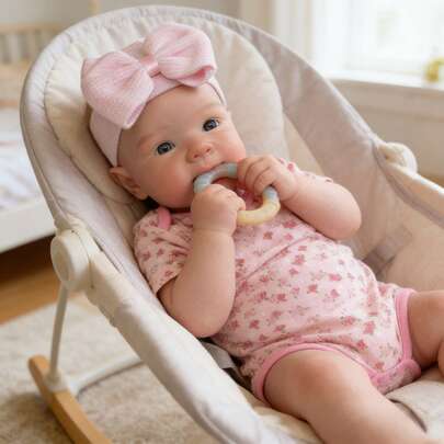 18-Inch Full Silicone Body Reborn Baby Doll With Visible Veins, Anatomically Accurate Girl, Weight Like Real Infant, Ideal Gift For Pregnant Women And Doll Enthusiasts