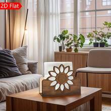 Handmade Wooden Napkin Holder With Sunflower Pattern - Bohemian Style Tabletop Napkin Dispenser For Dining Room, Kitchen Or Living Room, Kitchen Decor, Napkin Holder, Kitchen Accessories, Rustic Style - A - View 5