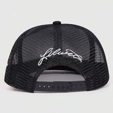 1 pieza Gorra de camión con patrones de dibujos animados entretejidos, con diseño de parte superior plana y estilo casual de uso diario - XY - Ver 5