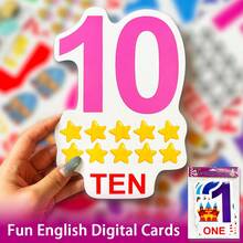 Irregular Recognition Of English Numbers And Letters Cognitive Cards, Early Learning Cards For Literacy Development, Enlightenment Education And Learning Materials - Multicolor - View 3