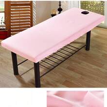 1件按摩床单，面部托架按摩床罩，贴合式按摩床罩，适用于美容院，适用于最大80厘米的按摩床。 - 彩色 - 查看 13