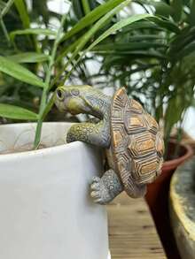 1pc Dinosaur Resin Planter - Multifunctional Resin Hanging Decor Suitable For Garden, Patio, Fish Tank And Bookshelf - Perfect Choice For Home And Room Decor, Also An Ideal Gift For Halloween, Christmas, Easter, Thanksgiving And Mother's Day - Multiple Styles - View 14