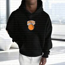 New Yo-Rk Knicks Hoodie, Retro Print, Street Style Men's Hoodie - Màu hỗn hợp - Xem 2