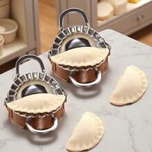 Molde para empanadillas de acero inoxidable - Prensa fácil para envolver y cortar para hacer empanadillas, tartas y pasteles perfectos - Herramienta de cocina esencial - Multicolor - Ver 14