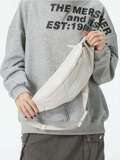  Nike Nike Heritage WAISTPACK 休閒包腰包 男女同款情侶款 淺土褐