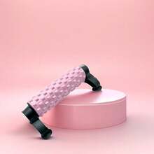 新款吸盘式壁挂泡沫轴按摩棒，新型支架，深层按摩舒缓肌肉，瑜伽放松健身神器 - 彩色 - 查看 2